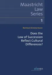 Omslag van Does the Law of Succession Reflect Cultural Differences?
