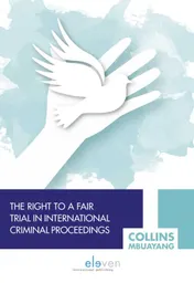 Omslag van The Right to a Fair Trial in International Criminal Proceedings