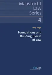 Omslag van Foundations and Building Blocks of Law