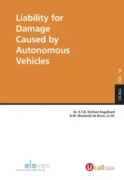 Omslag van Liability for Damage Caused by Autonomous Vehicles