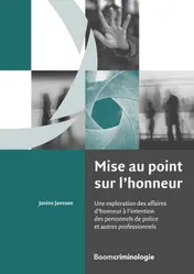 Omslag van Mise au point sur l'honneur