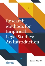 Omslag van Research Methods for Empirical Legal Studies: An Introduction