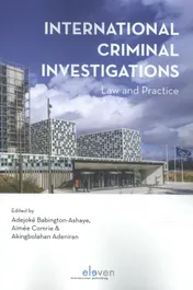 Omslag van International Criminal Investigations