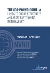 Omslag van The 800-pound gorilla. Limits to Group Structures and Asset Partitioning in Insolvency