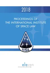 Omslag van Proceedings of the International Institute of Space Law 2018
