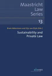 Omslag van Sustainability and Private Law
