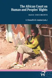 Omslag van The African court of human rights and peoples' rights