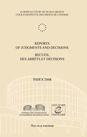 Omslag van Index 2008