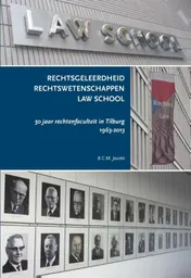Omslag van Rechtsgeleerdheid; Rechtswetenschappen; Law school