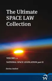 Omslag van Volume 2.2 National space legislation part II