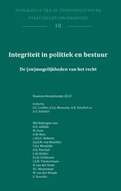 Omslag van Integriteit in politiek en bestuur