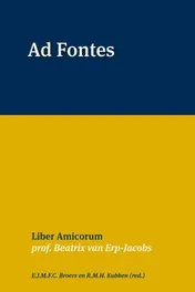 Omslag van Ad Fontes