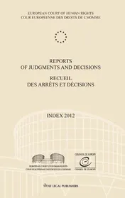 Omslag van index 2012