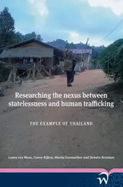 Omslag van Researching the nexus between statelessness and human trafficking
