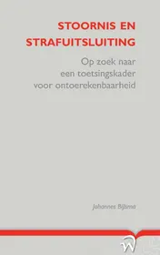 Omslag van Stoornis en strafuitsluiting