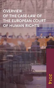 Omslag van Overview of the case-law of the European court of human rights 2014