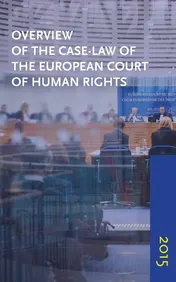 Omslag van Overview of the case-law of the European Court of Human Rights 2015