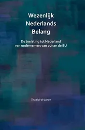 Omslag van Wezenlijk Nederlands Belang