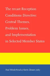 Omslag van The recast reception conditions directive