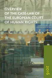 Omslag van Overview of the Court’s Case-Law 2016
