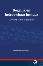 Omslag van Degelijk en betrouwbaar bestuur