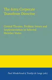 Omslag van The Intra Corporate Transferee Directive