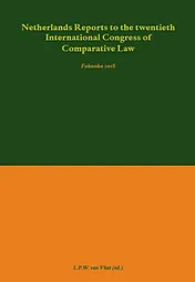 Omslag van Netherlands Reports to the Twentieth International Congress of Comparative Law