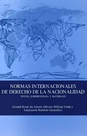 Omslag van Normas internacionales de derecho de la nacionalidad