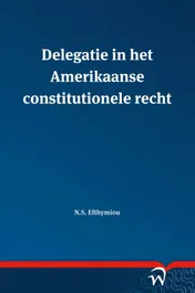 Omslag van Delegatie in het Amerikaanse constitutionele recht