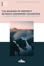 Omslag van The division of property between unmarried cohabitees