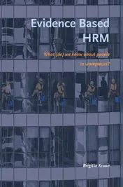 Omslag van Evidence Based HRM