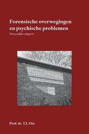 Omslag van Forensische overwegingen en psychische problemen