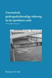 Omslag van Forensisch gedragsdeskundige inbreng in de openbare orde