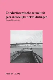 Omslag van Zonder forensische actualiteit geen menselijke ontwikkelingen