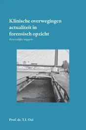Omslag van Klinische overwegingen - actualiteit in forensisch opzicht