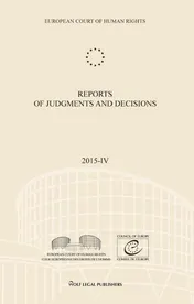 Omslag van Reports of Judgments and Decisions 2015-IV