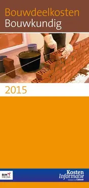 Omslag van Bouwdeelkosten bouwkundig 2015