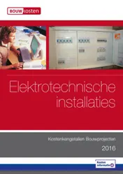 Omslag van Kostenkengetallen bouwprojecten elektrotechnische installaties 2016