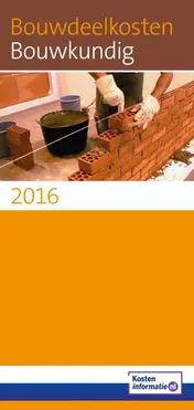 Omslag van Bouwdeelkosten bouwkundig 2016