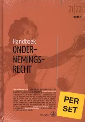 Omslag van Handboek Ondernemingsrecht 2021-2022 (set)
