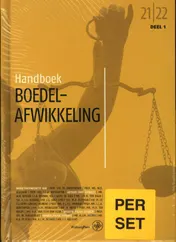 Omslag van Handboek Boedelafwikkeling 2021-2022 (set)
