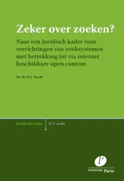 Omslag van Zeker over zoeken?