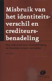 Omslag van Misbruik van identiteitsverschil en crediteursbenadeling