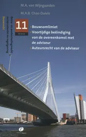 Omslag van Bouwsomlimiet, voortijdige beeindiging van de overeenkomst met de adviseur, auteursrecht van de adviseur