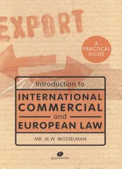 Omslag van Introduction to international commercial and European law
