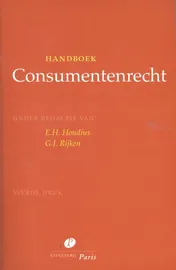 Omslag van Handboek consumentenrecht