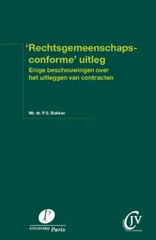 Omslag van Rechtsgemeenschapsconforme uitleg