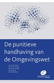 Omslag van De punitieve handhaving van de omgevingswet