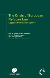 Omslag van The crisis of European refugee law: