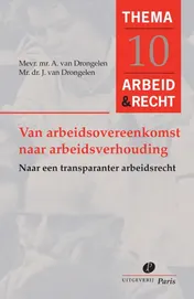 Omslag van Van arbeidsovereenkomst naar arbeidsverhouding